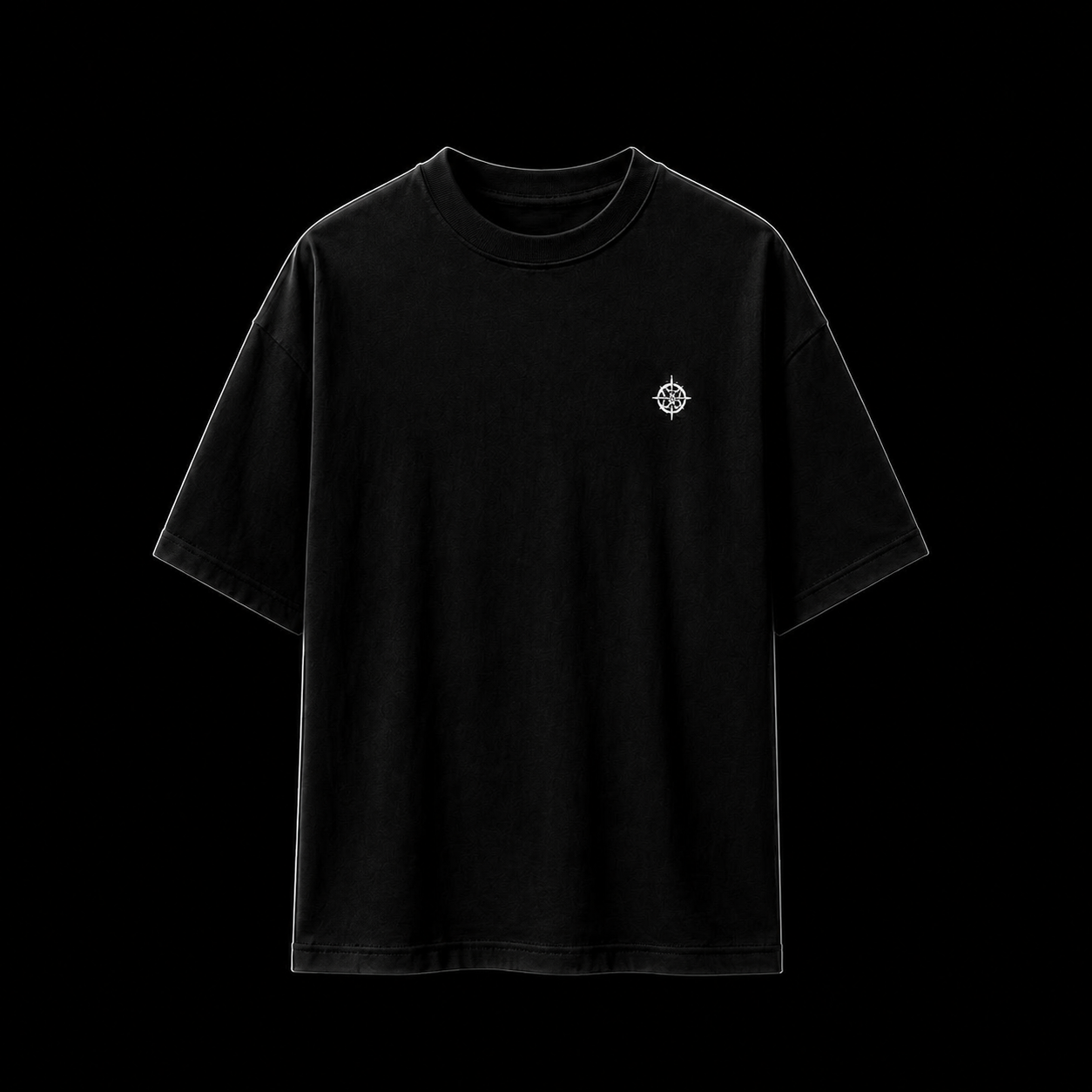 POLE Inferno Tee – Black front